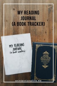 Reading Journal